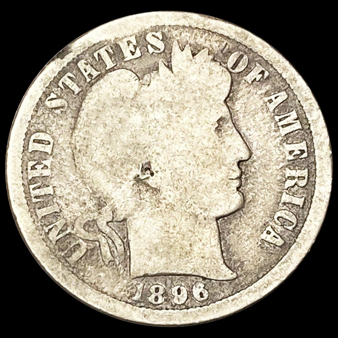 1896-O Barber Dime NICELY CIRCULATED (1 of 2)