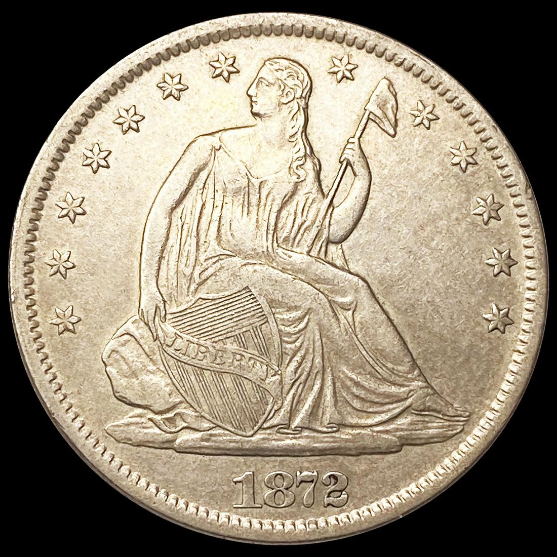 1872-S Seated Liberty Half Dollar UNCIRCULATED (1 of 2)