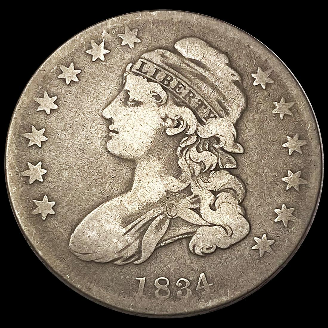 1834 Capped Bust Half Dollar NICELY CIRCULATED (1 of 2)