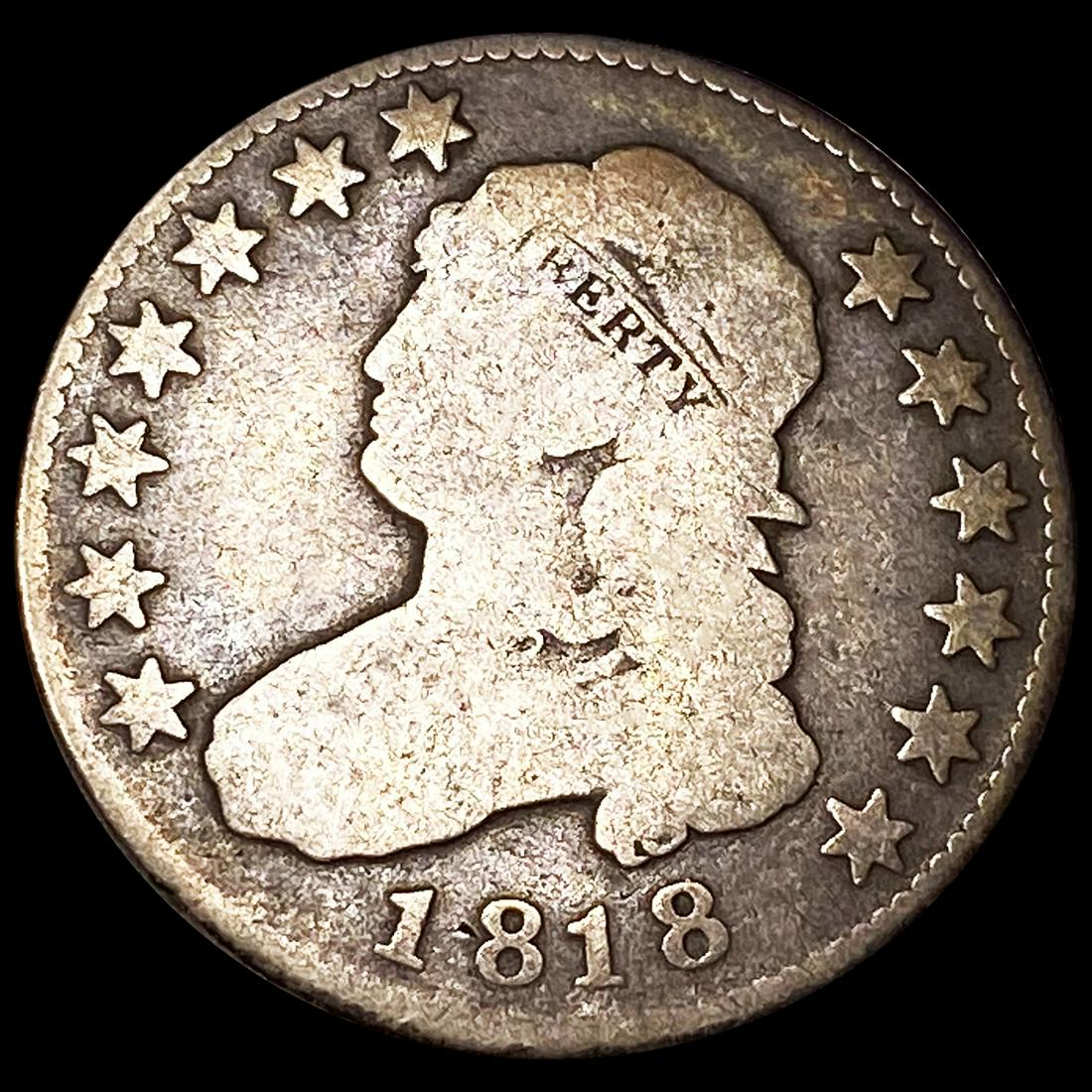 1818 Capped Bust Quarter NICELY CIRCULATED (1 of 2)