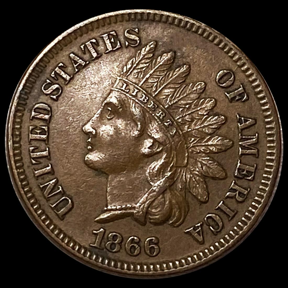 1866 Indian Head Cent UNCIRCULATED (1 of 2)