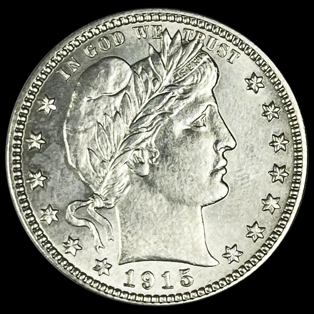 1915-D Barber Quarter CHOICE BU (1 of 2)
