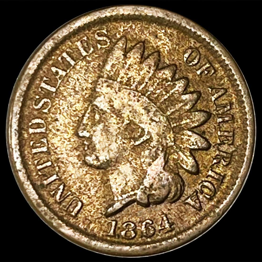 1864 Indian Head Cent NEARLY UNCIRCULATED (1 of 2)