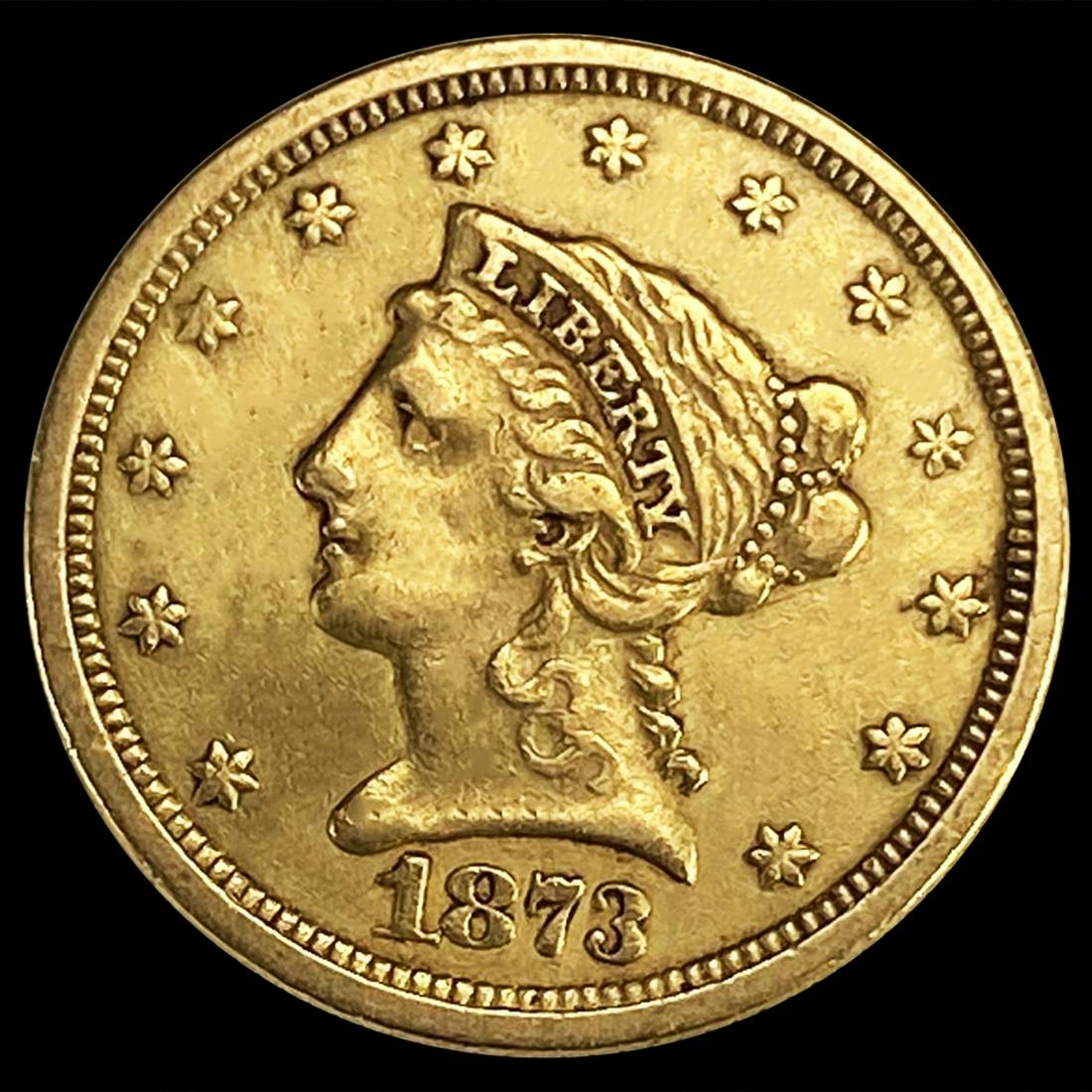 1873 $2.50 Gold Quarter Eagle UNCIRCULATED (1 of 2)