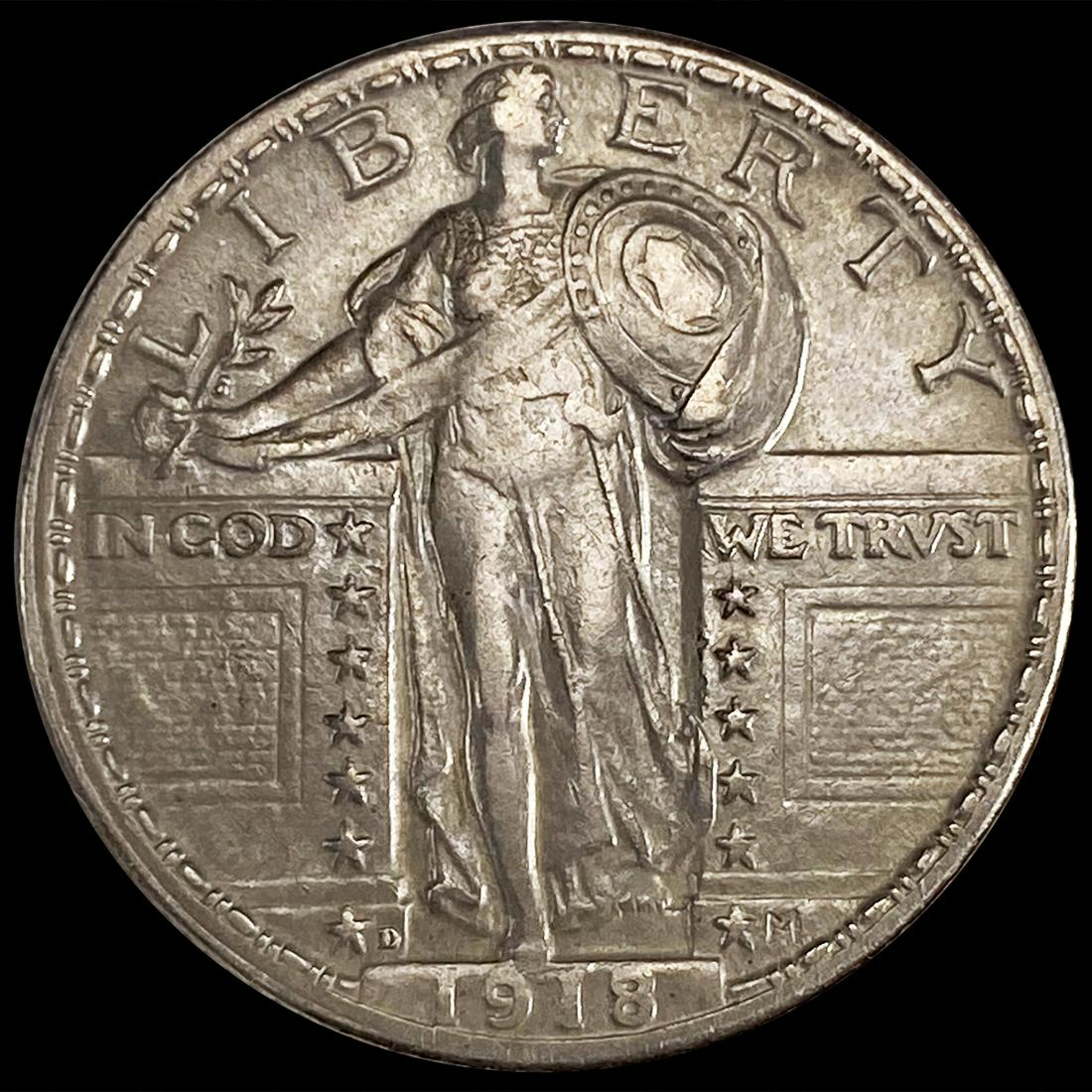 1918-D Standing Liberty Quarter UNCIRCULATED (1 of 2)