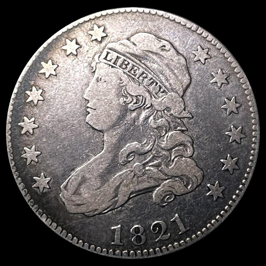1821 Capped Bust Quarter ABOUT UNCIRCULATED (1 of 2)
