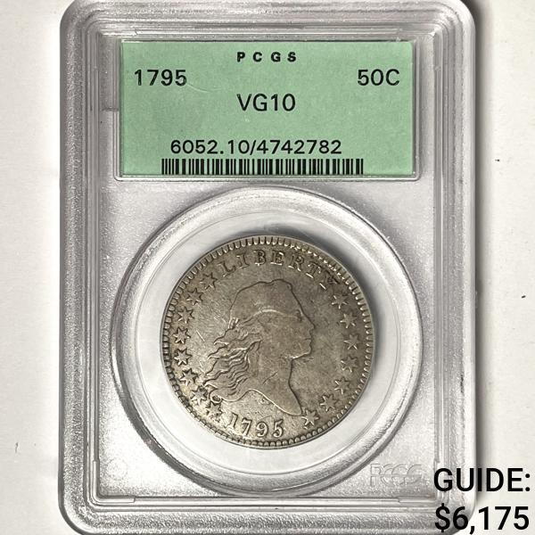 1795 Flowing Hair Half Dollar PCGS-VG10 (1 of 2)