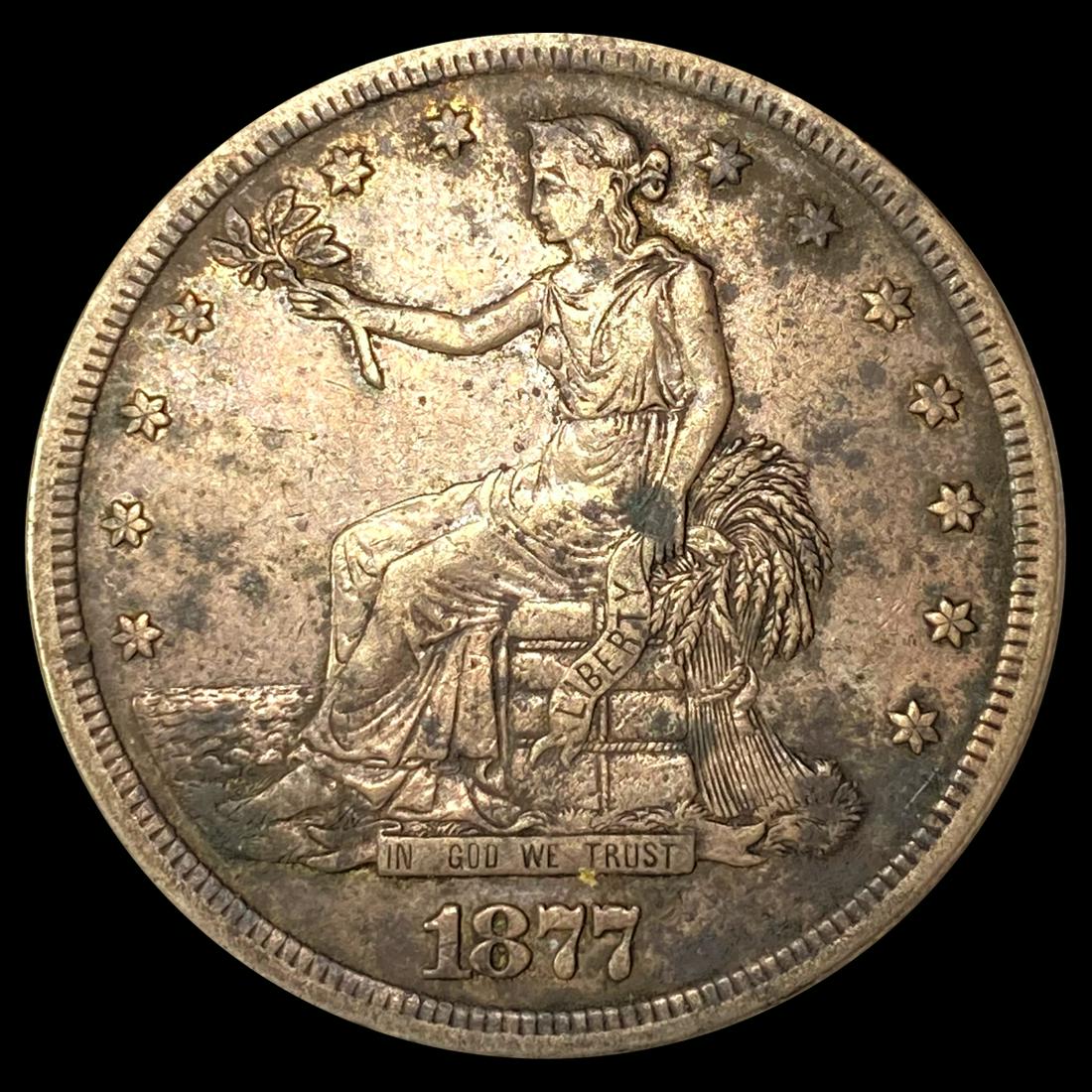 1877-S Silver Trade Dollar CLOSELY UNCIRCULATED (1 of 2)