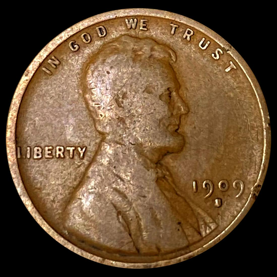 1909-S Wheat Cent CLOSELY UNCIRCULATED (1 of 2)