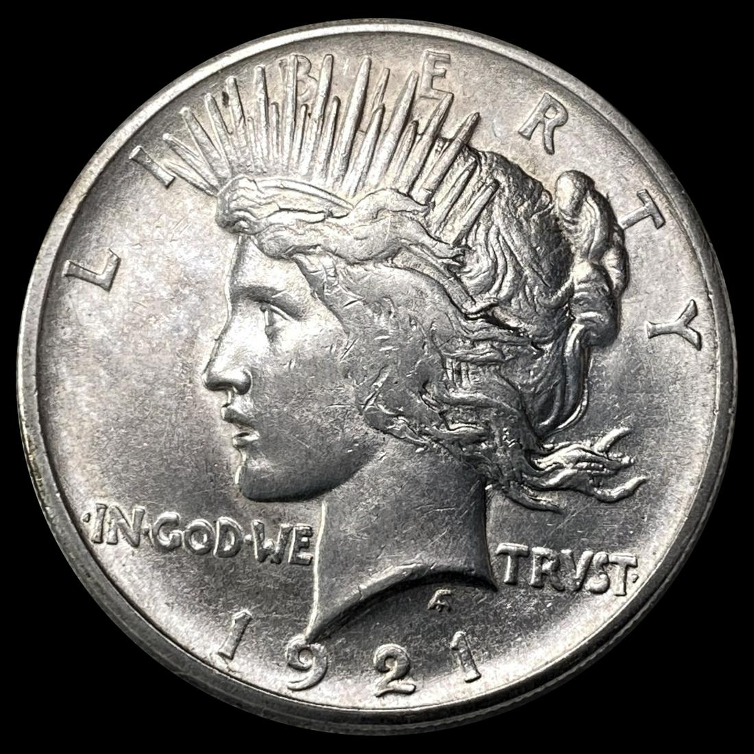 1921 Silver Peace Dollar CLOSELY UNCIRCULATED (1 of 2)