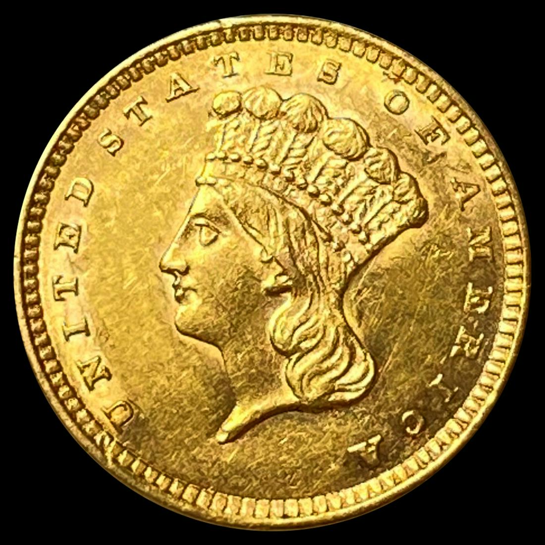 1857 Ty 3 Rare Gold Dollar UNCIRCULATED (1 of 2)