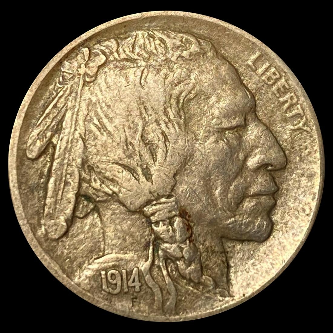 1914-S Buffalo Nickel CLOSELY UNCIRCULATED (1 of 2)