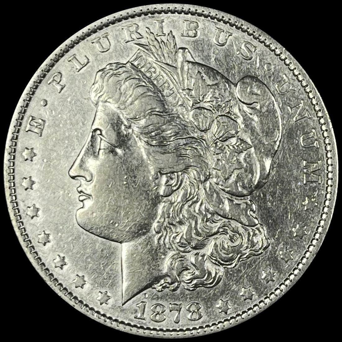 1878 7/8TF Morgan Silver Dollar CLOSELY UNC (1 of 2)