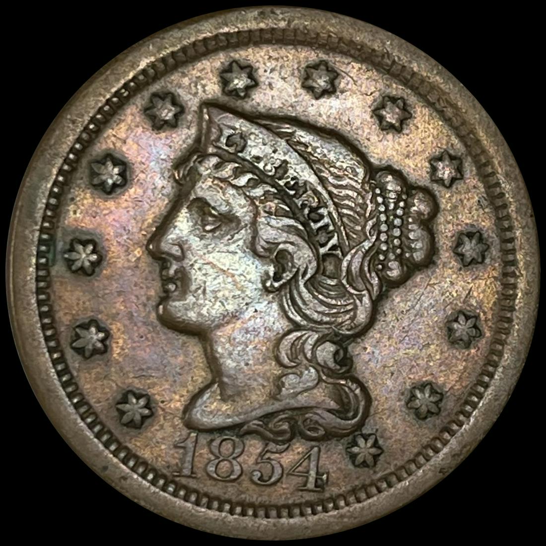 1854 Large Cent CLOSELY UNCIRCULATED (1 of 2)
