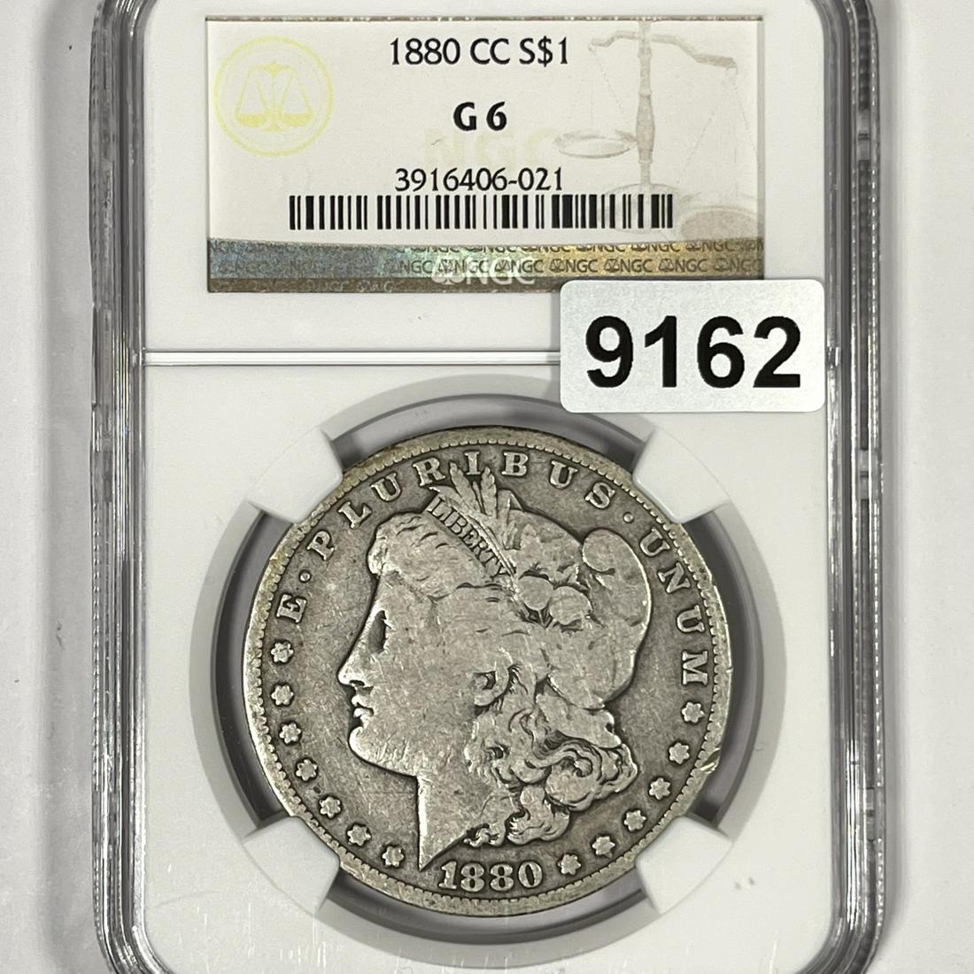 1880-CC Morgan Silver Dollar NGC-G6 (1 of 2)