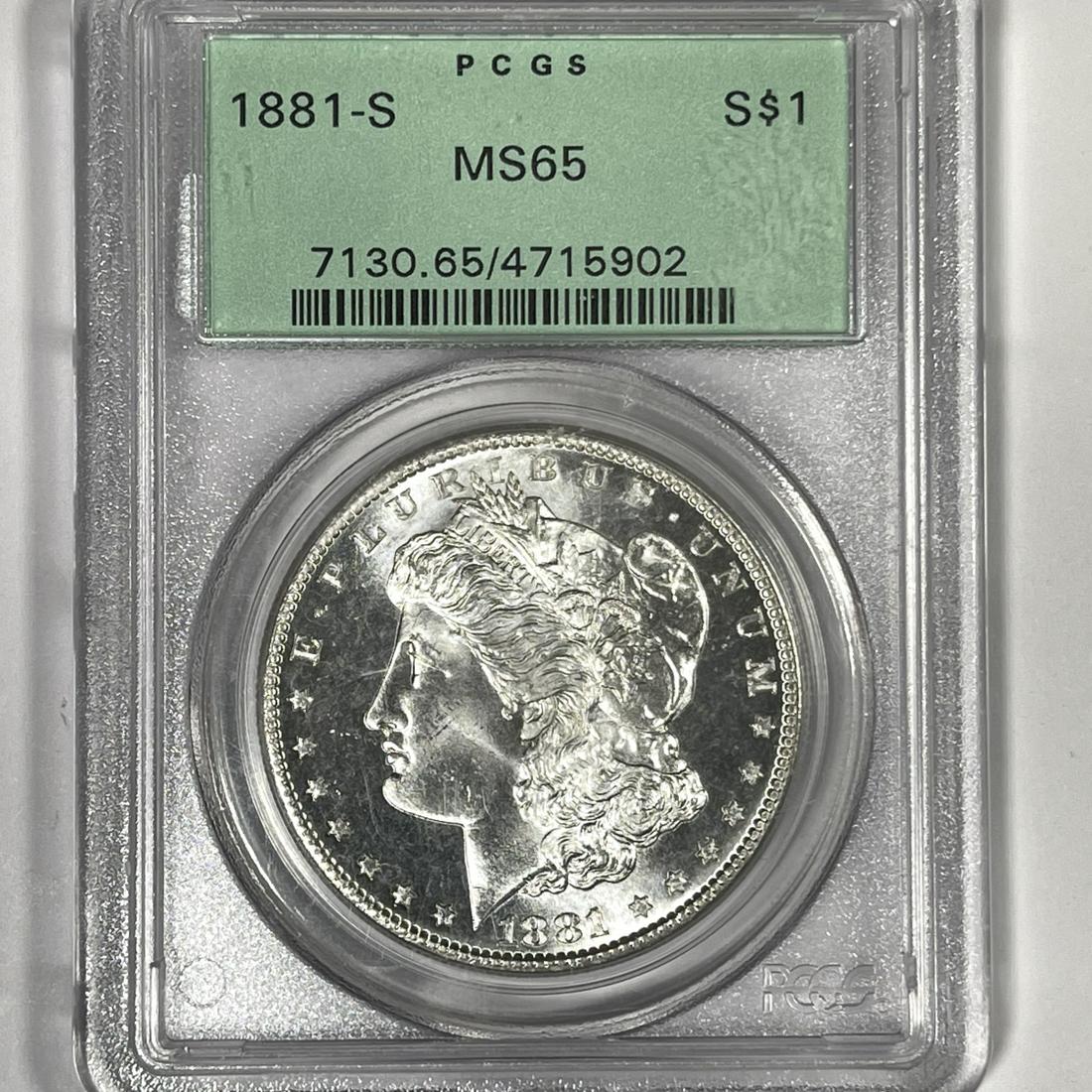 1881-S Morgan Silver Dollar PCGS-MS65 (1 of 2)