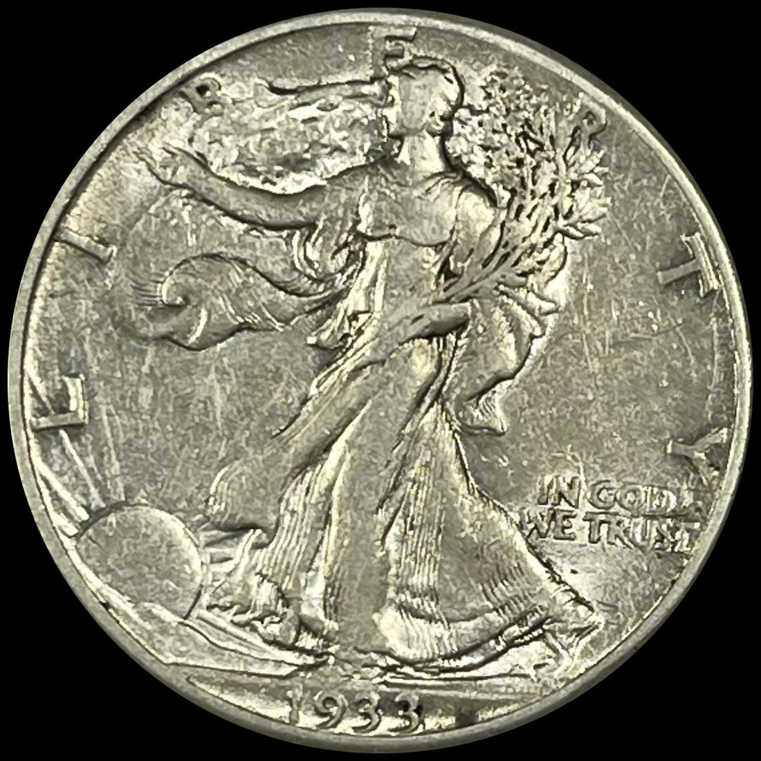 1933-S Walking Liberty Half Dollar CLOSELY UNC (1 of 2)