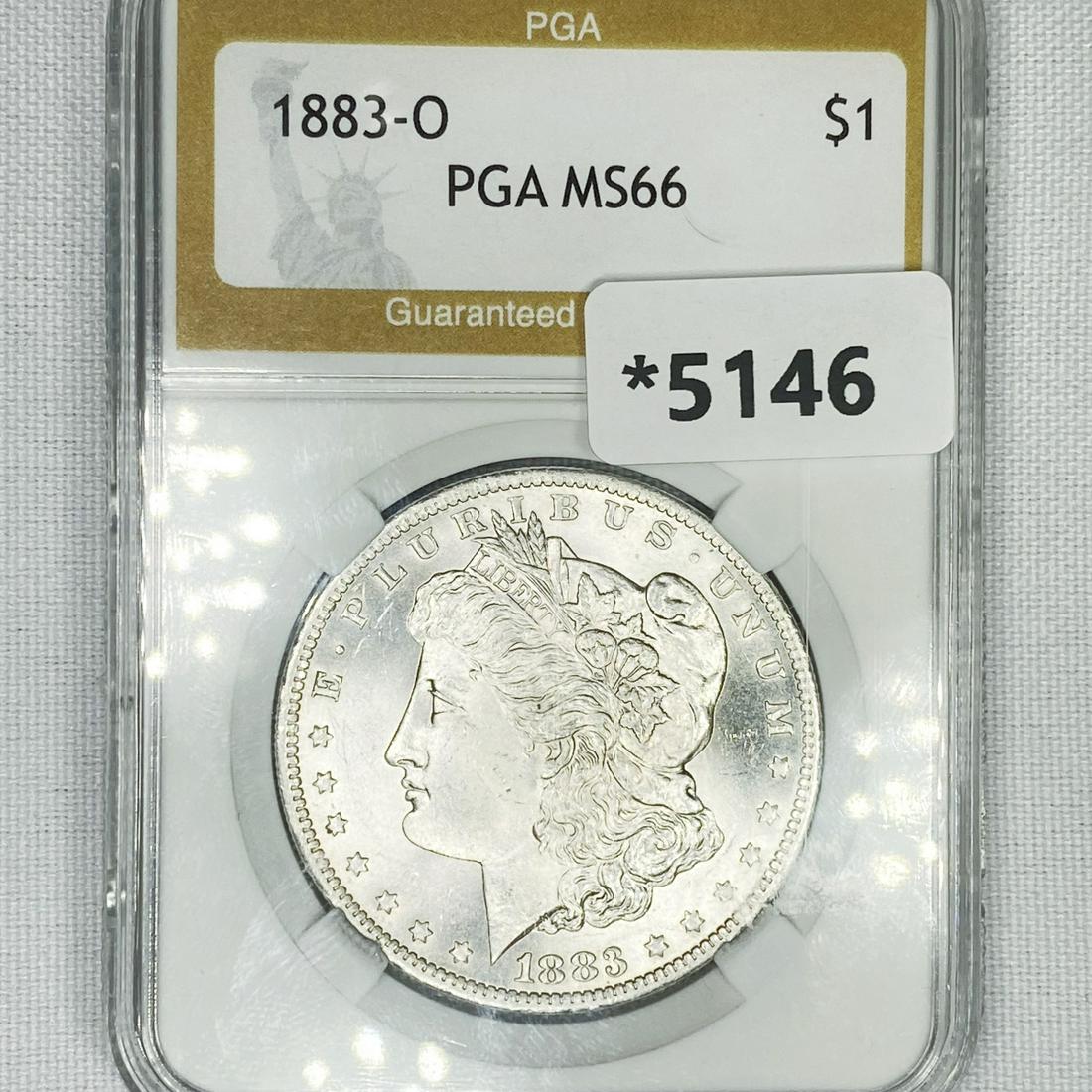 1883-O Morgan Silver Dollar PGA-MS66 (1 of 2)