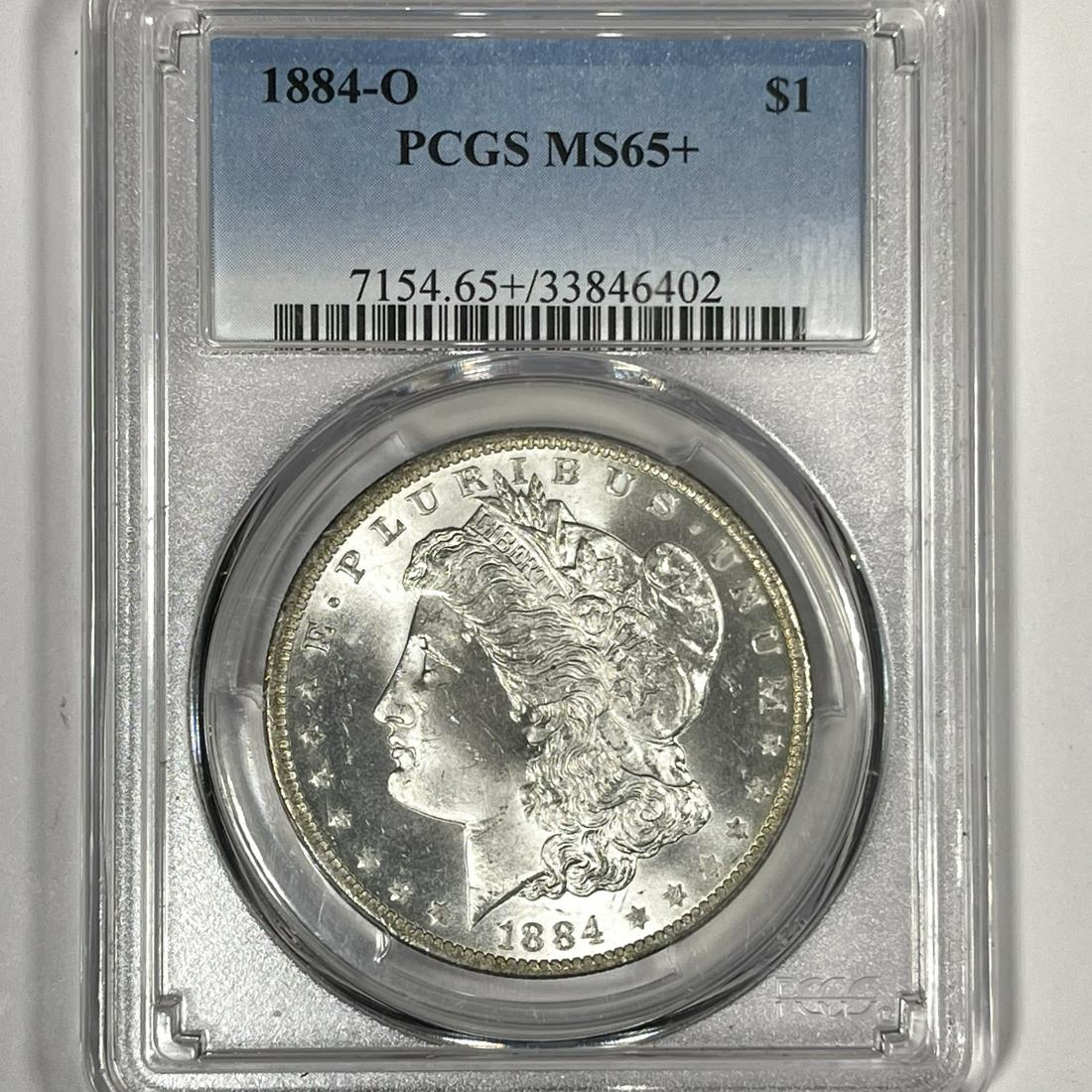 1884-O Morgan Silver Dollar PCGS-MS65+ (1 of 2)