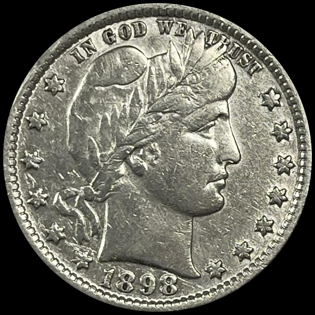 1898 Barber Quarter CLOSELY UNCIRCULATED (1 of 2)