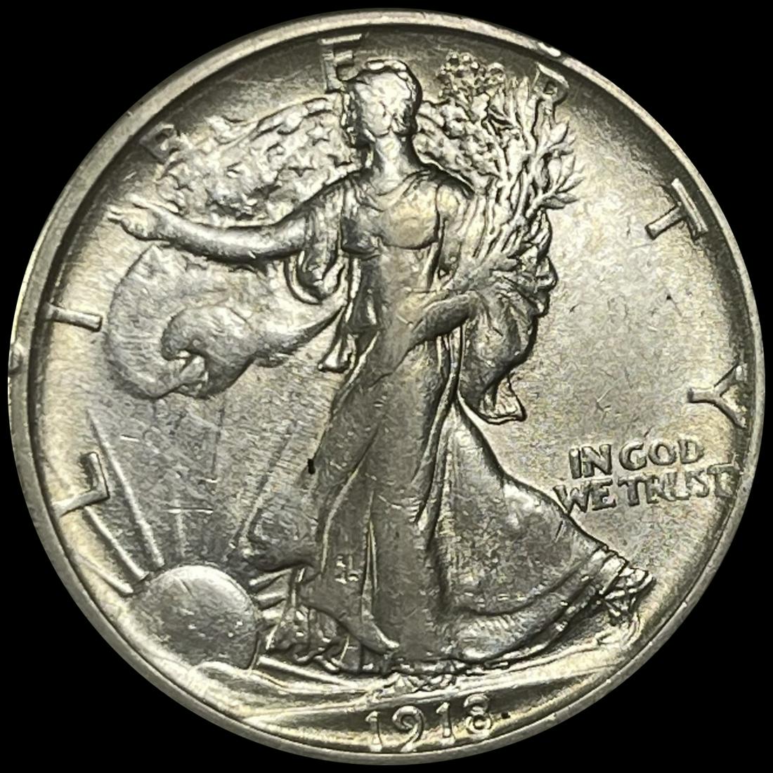 1918-S Walking Liberty Half Dollar UNCIRCULATED (1 of 2)