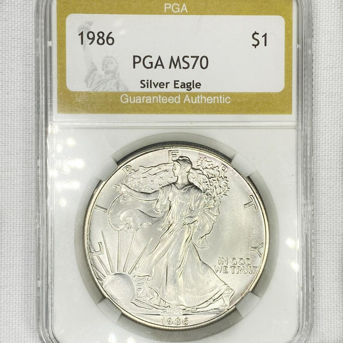 1986 Silver Eagle PGA-MS70: 1986 Silver Eagle PGA-MS70