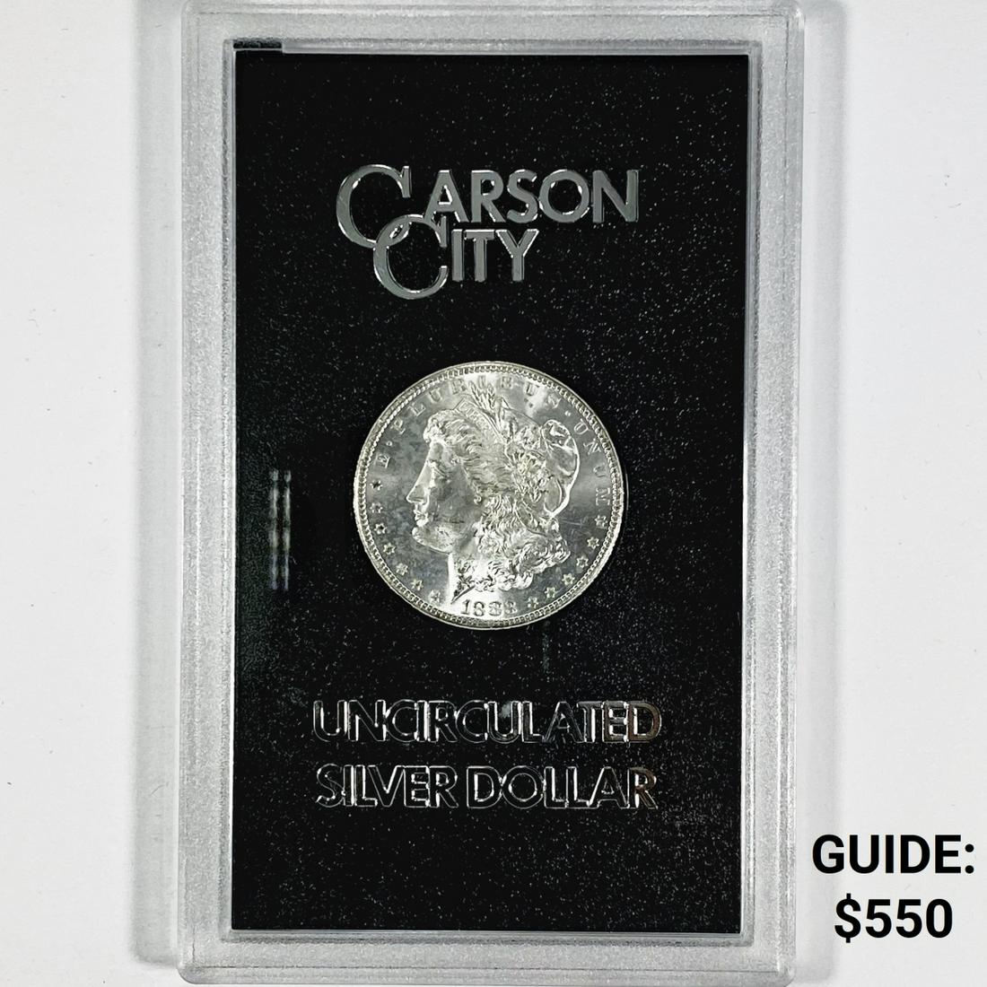 1883-CC Morgan Silver Dollar -GEM BU GSA w/ Cert (1 of 3)