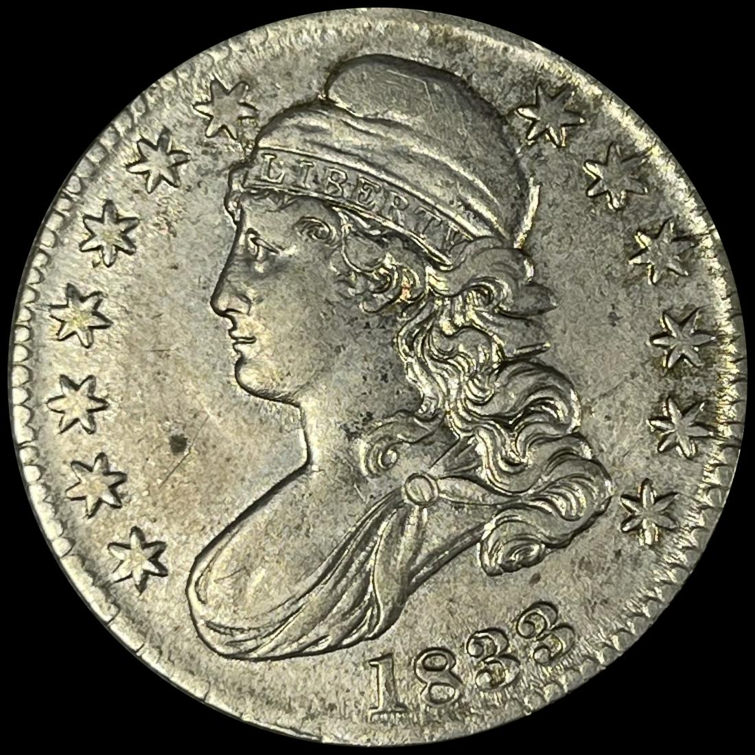 1833 Capped Bust Half Dollar UNCIRCULATED (1 of 2)
