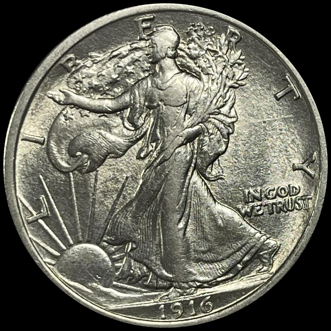 1916 Walking Liberty Half Dollar UNCIRCULATED (1 of 2)