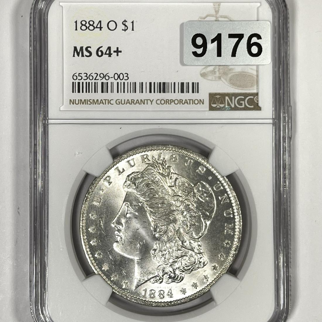 1884-O Morgan Silver Dollar NGC-MS64+ (1 of 2)