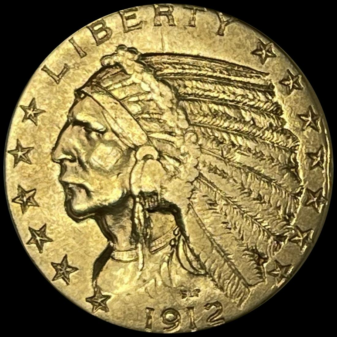 1912 $5 Gold Half Eagle CLOSELY UNCIRCULATED (1 of 2)