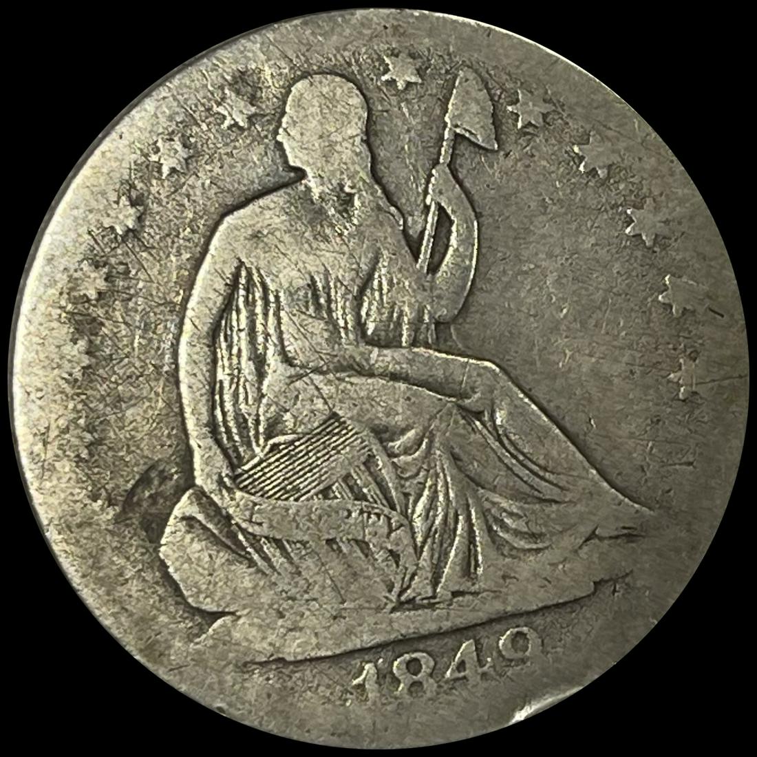 1849-O Seated Liberty Half Dollar NICELY CIRC (1 of 2)