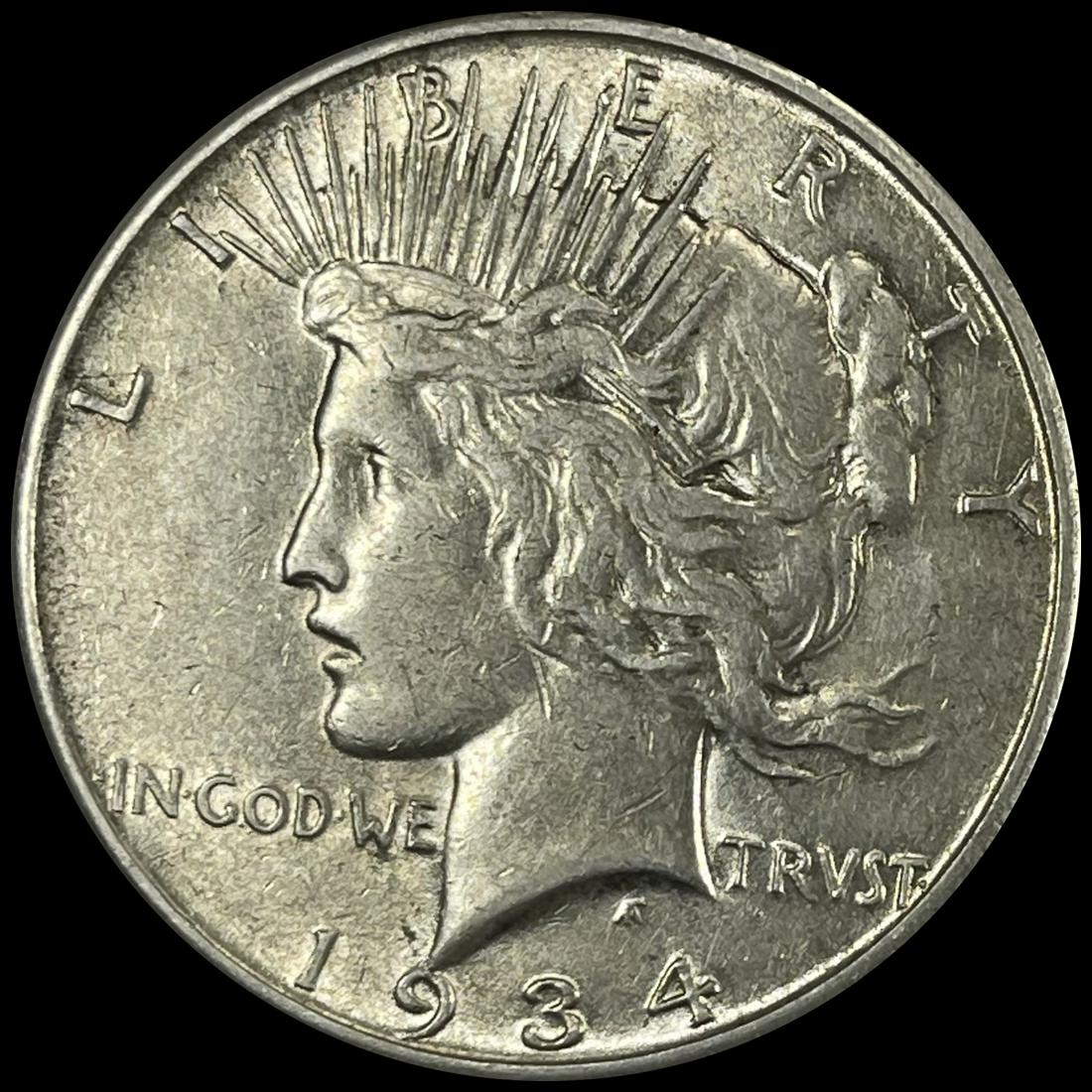 1934-S Silver Peace Dollar CLOSELY UNCIRCULATED (1 of 2)
