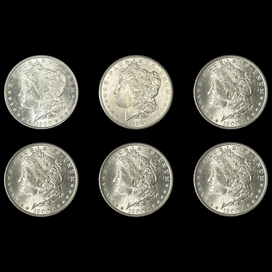 (6) Morgan Dollars UNCIRCULATED (1 of 2)