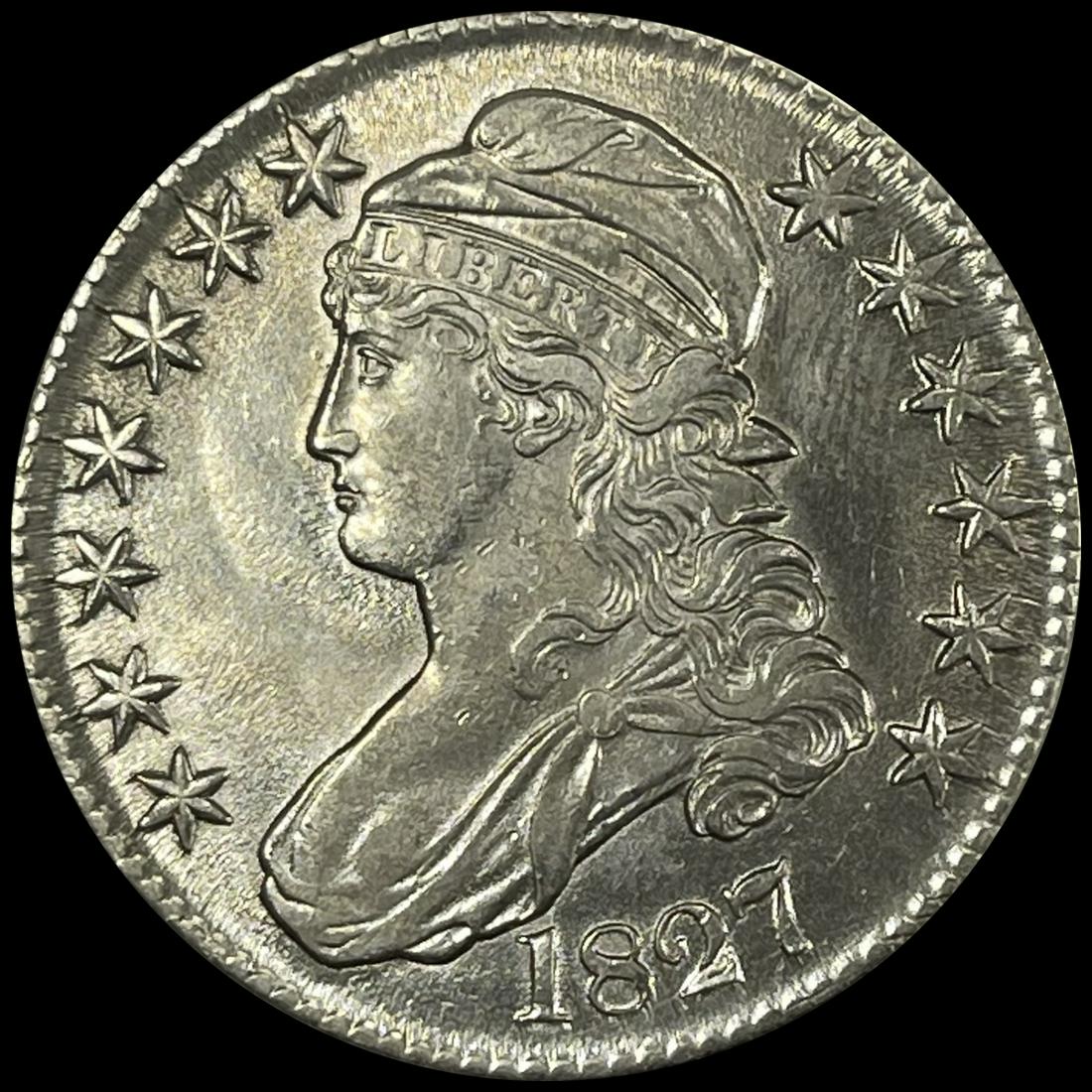 1827 Capped Bust Half Dollar UNCIRCULATED (1 of 2)