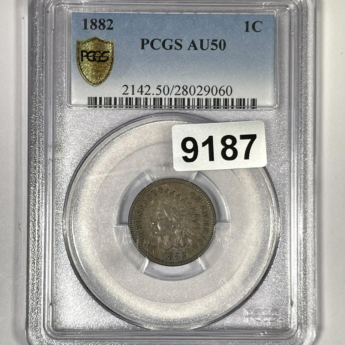 1882 Indian Head Cent PCGS-AU50 (1 of 2)