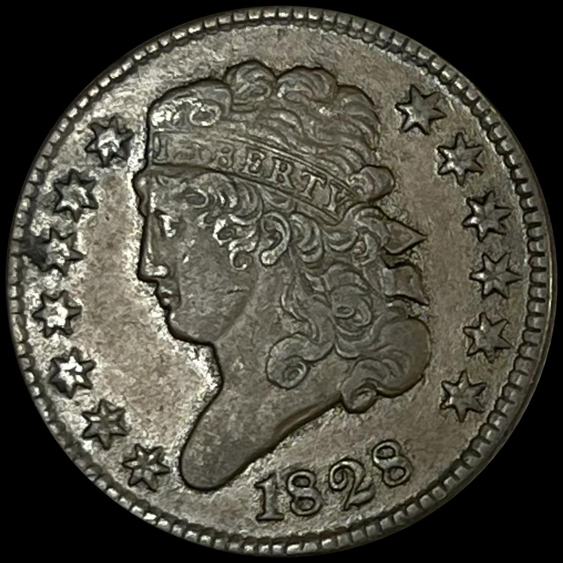 1828 Classic Head Half Cent CLOSELY UNCIRCULATED (1 of 2)