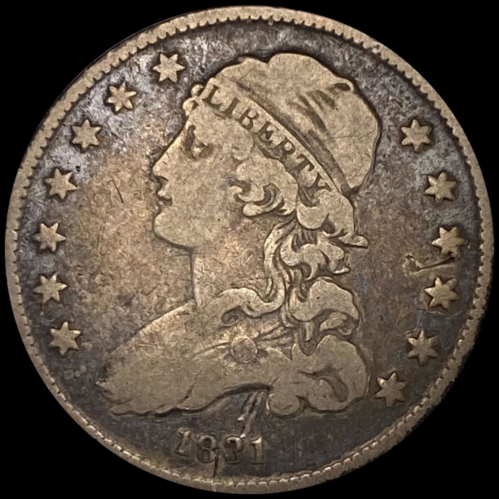 1831 Capped Bust Quarter LIGHTLY CIRCULATED (1 of 2)