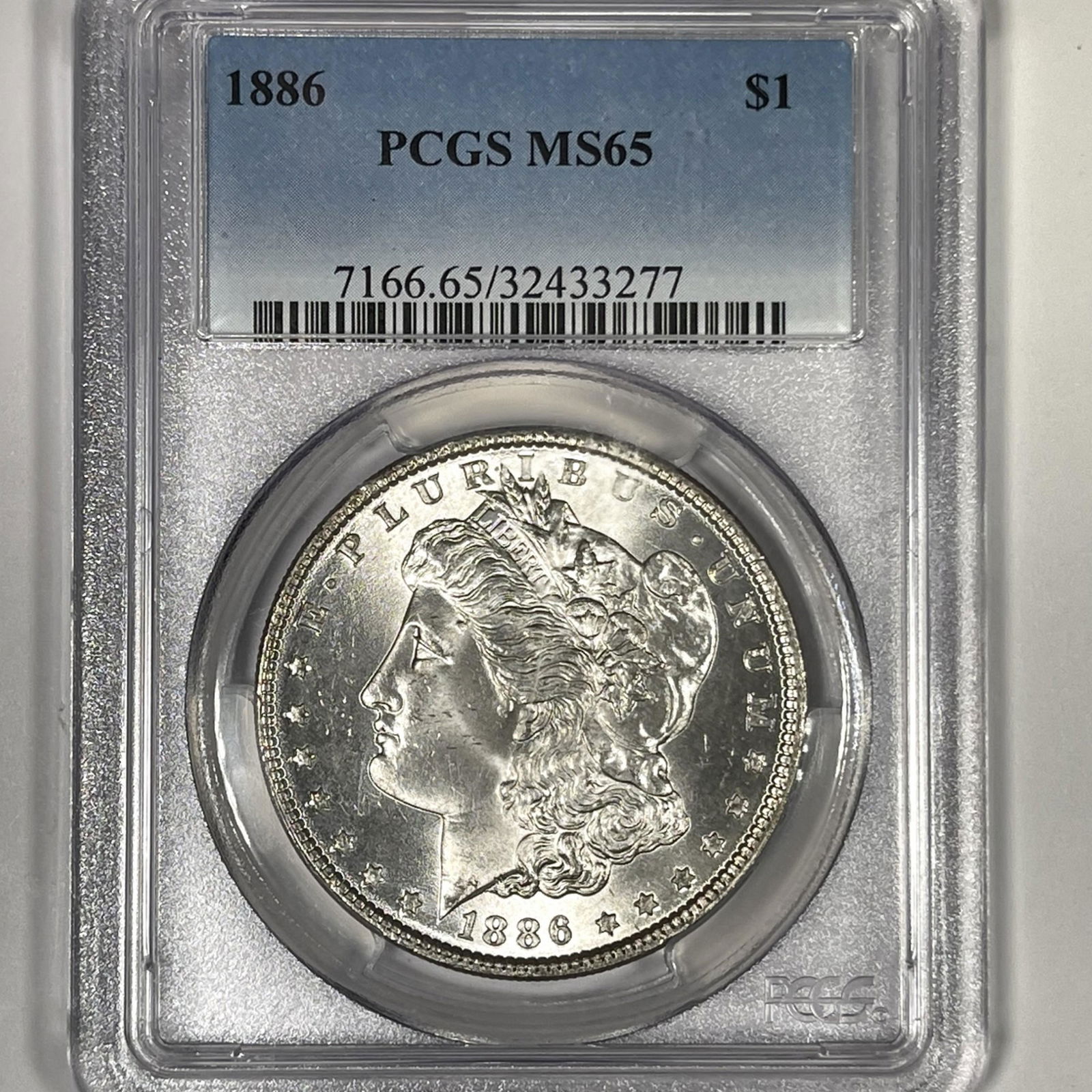 1886 Morgan Silver Dollar PCGS-MS65 (1 of 2)