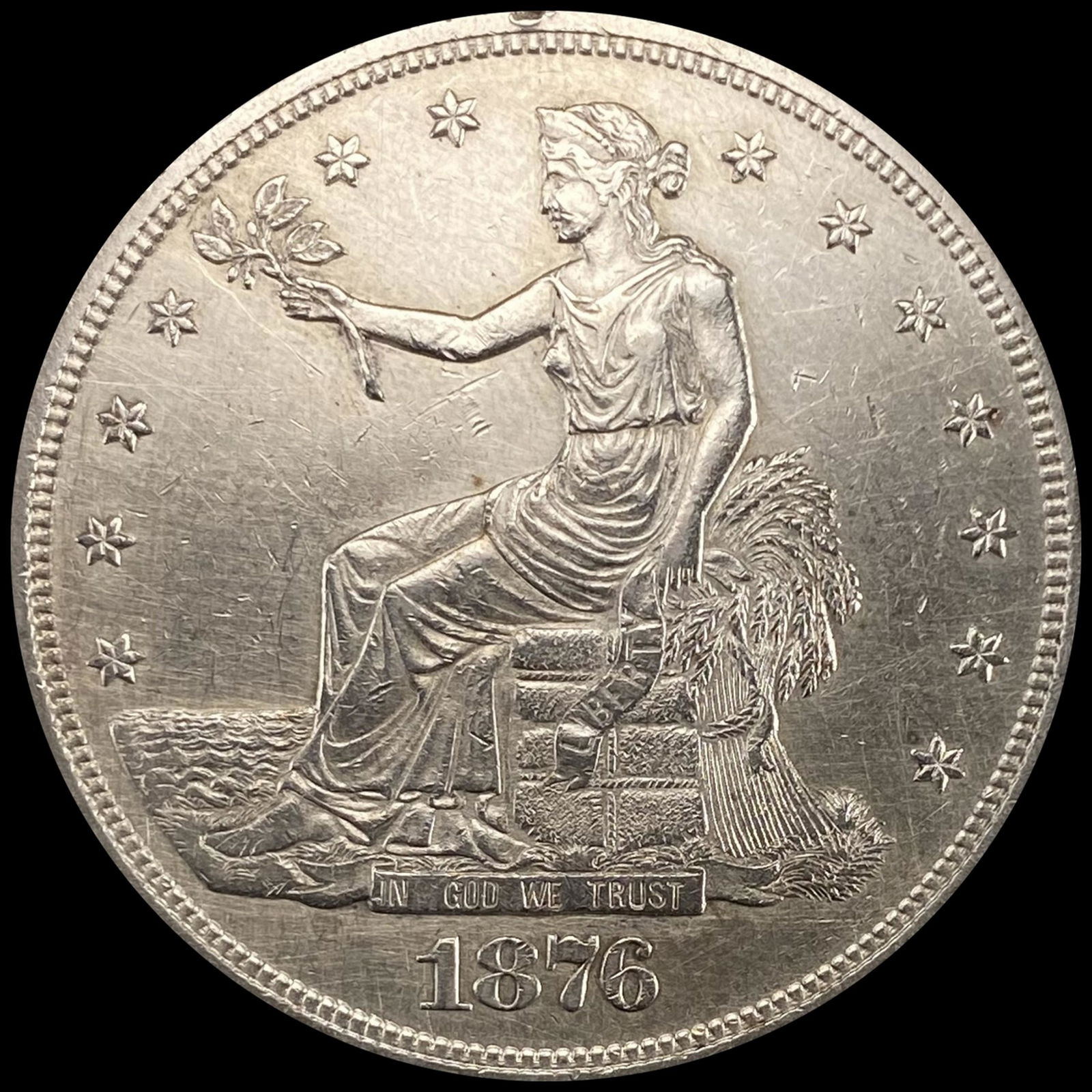 1876 Silver Trade Dollar UNCIRCULATED (1 of 2)