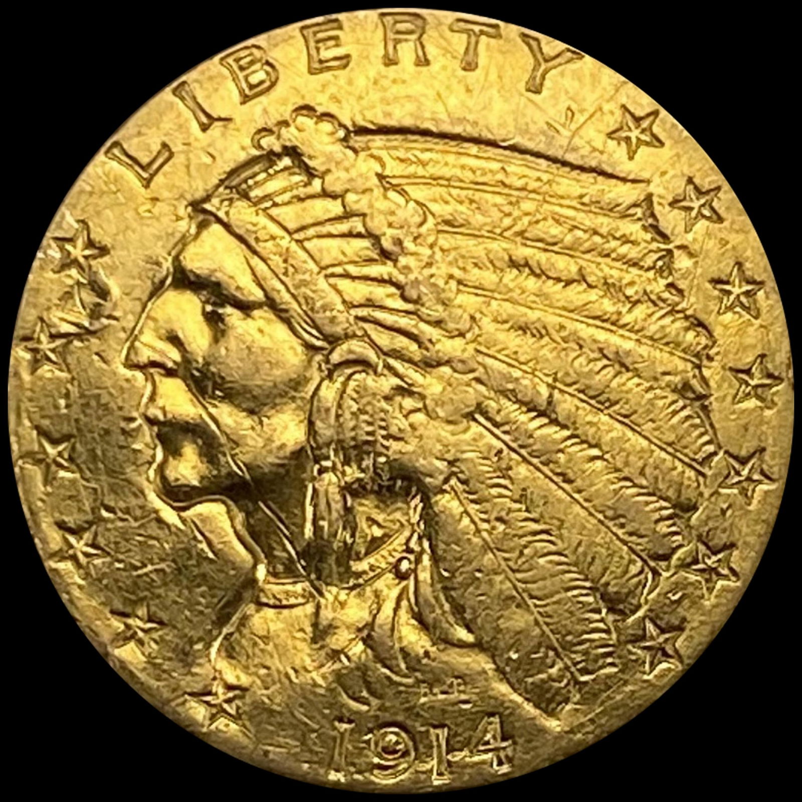 1914 $2.50 Gold Quarter Eagle UNCIRCULATED (1 of 2)