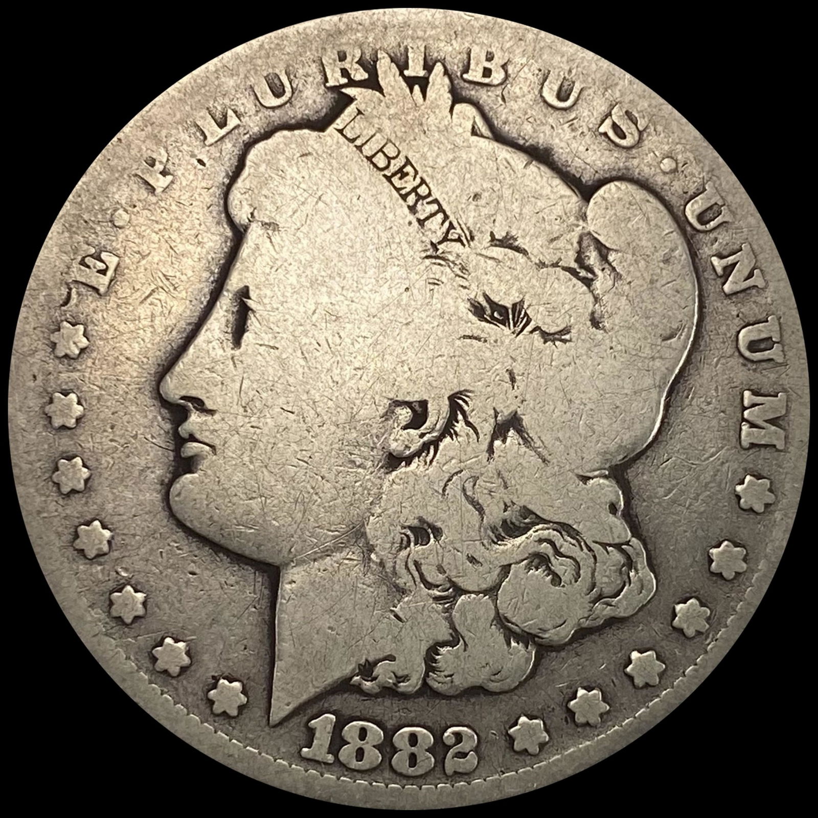 1882-CC Morgan Silver Dollar NICELY CIRCULATED (1 of 2)