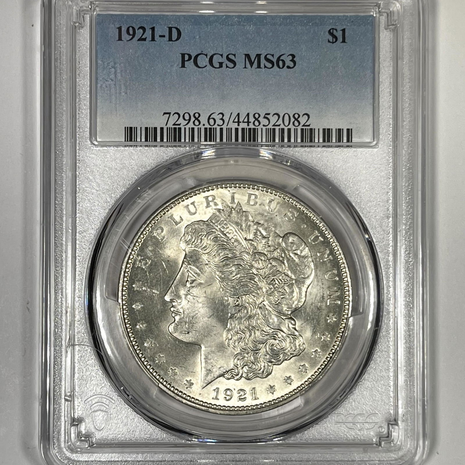 1921-D Morgan Silver Dollar PCGS-MS63 (1 of 2)