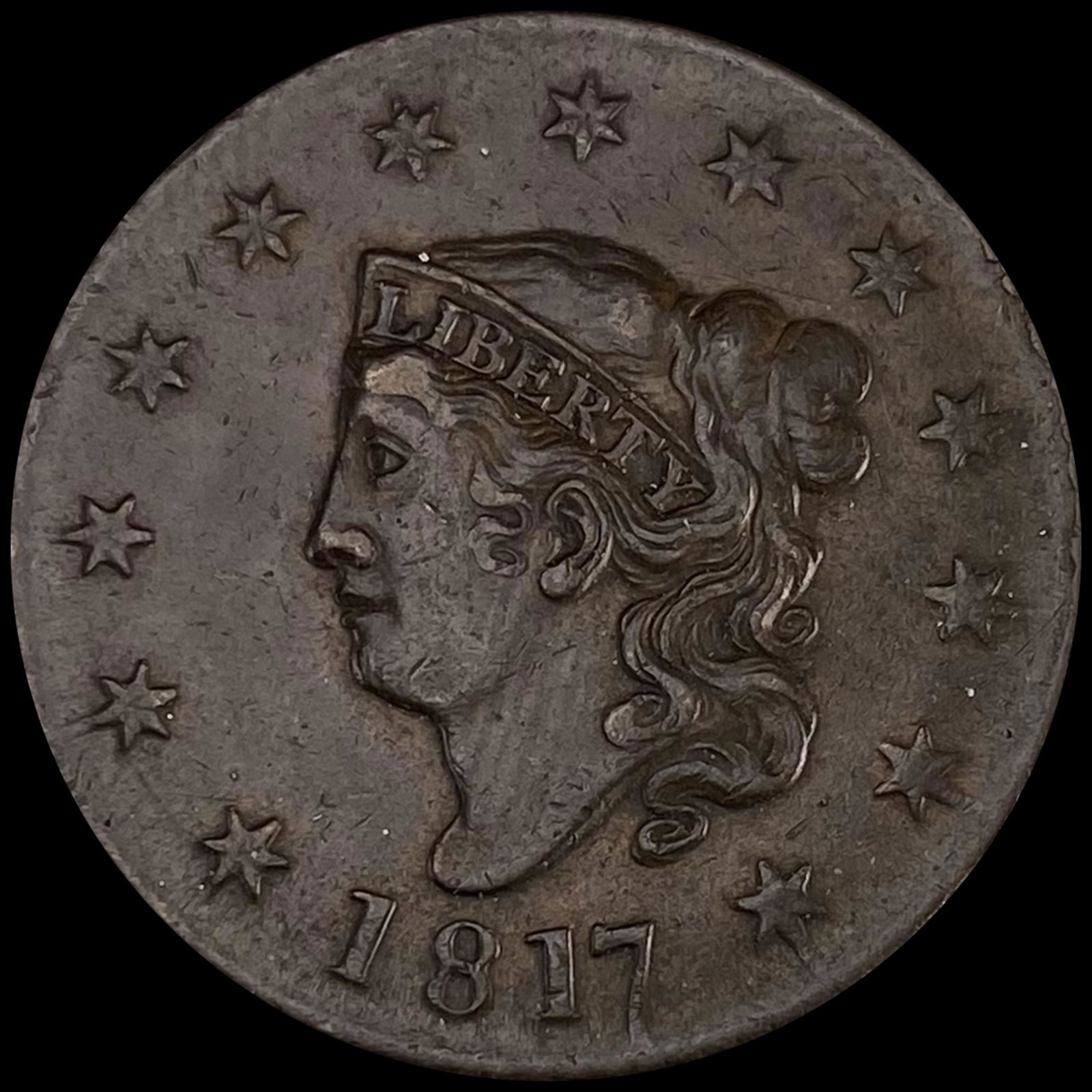 1817 13 Stars Large Cent UNCIRCULATED (1 of 2)