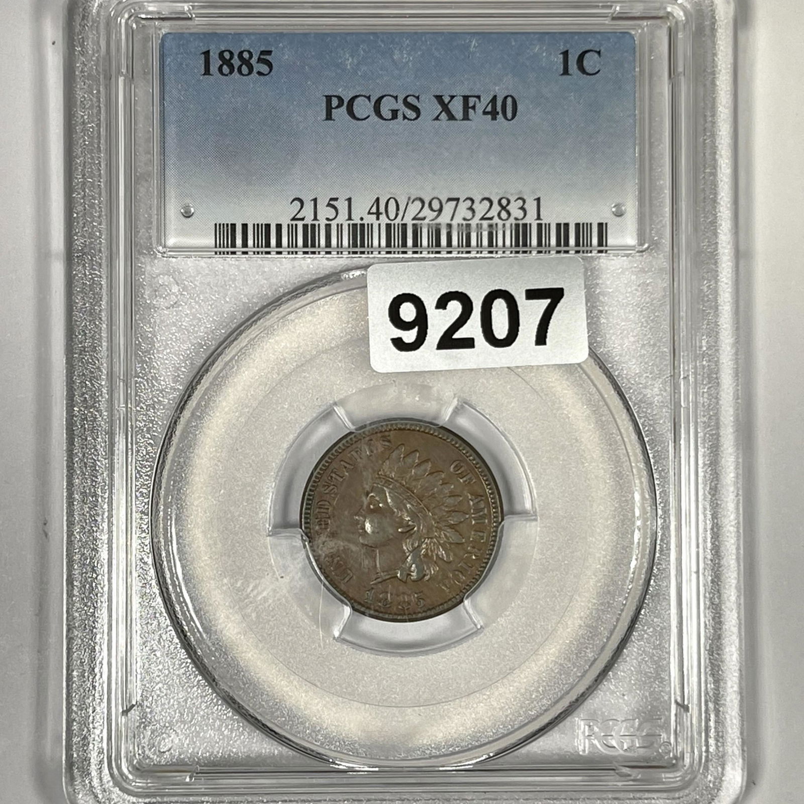 1885 Indian Head Cent PCGS-XF40 (1 of 2)