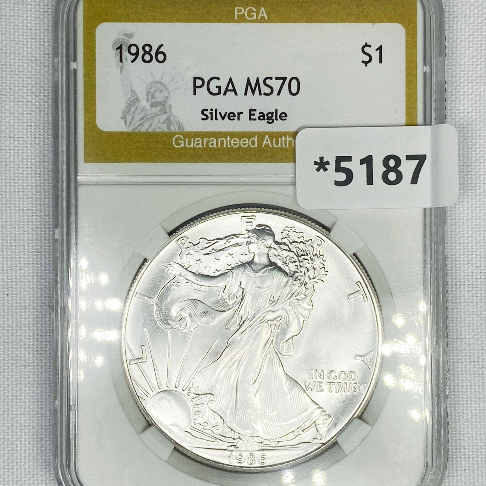 1986 Silver Eagle PGA-MS70 (1 of 2)