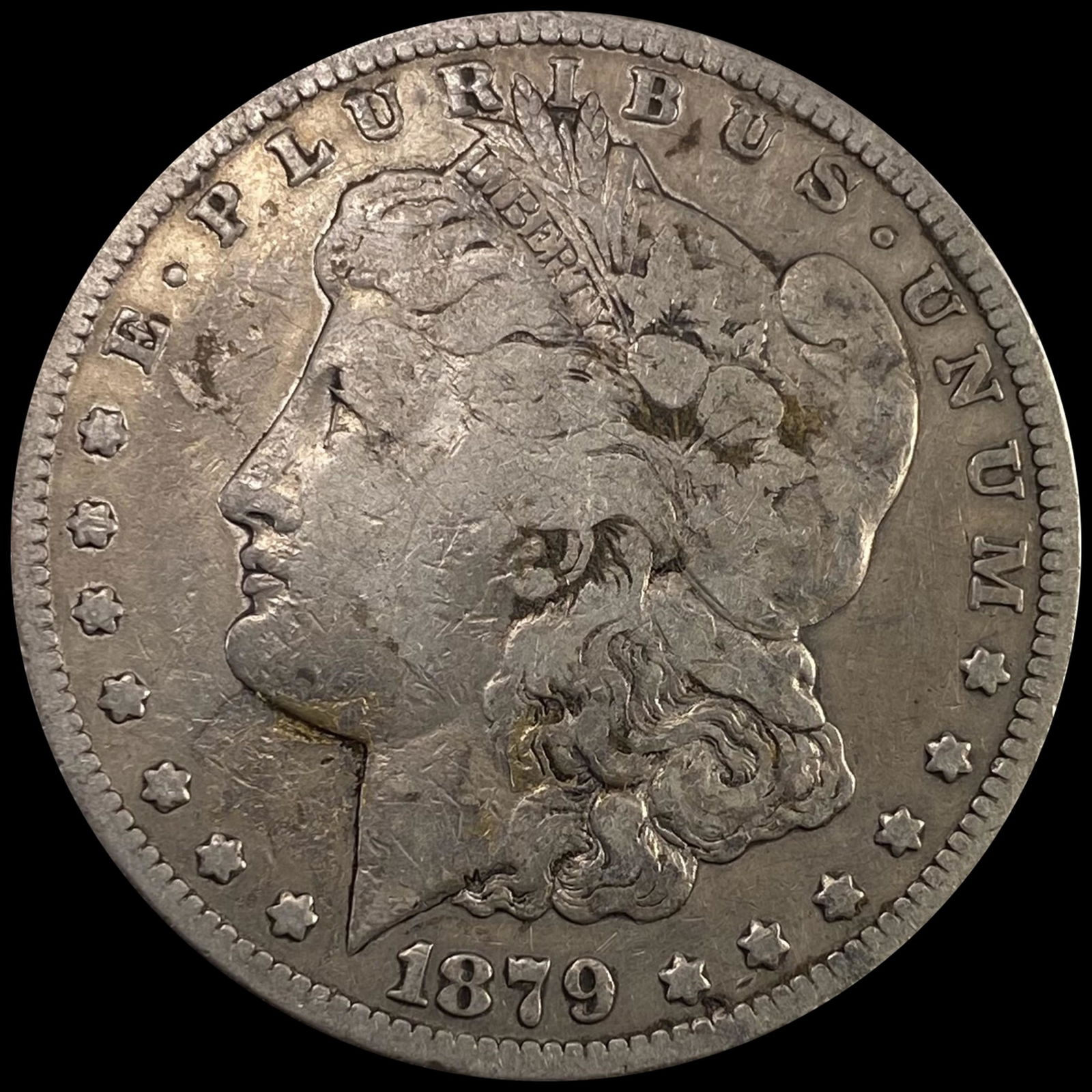 1879-S Rev 78 Morgan Silver Dollar NICELY CIRC (1 of 2)