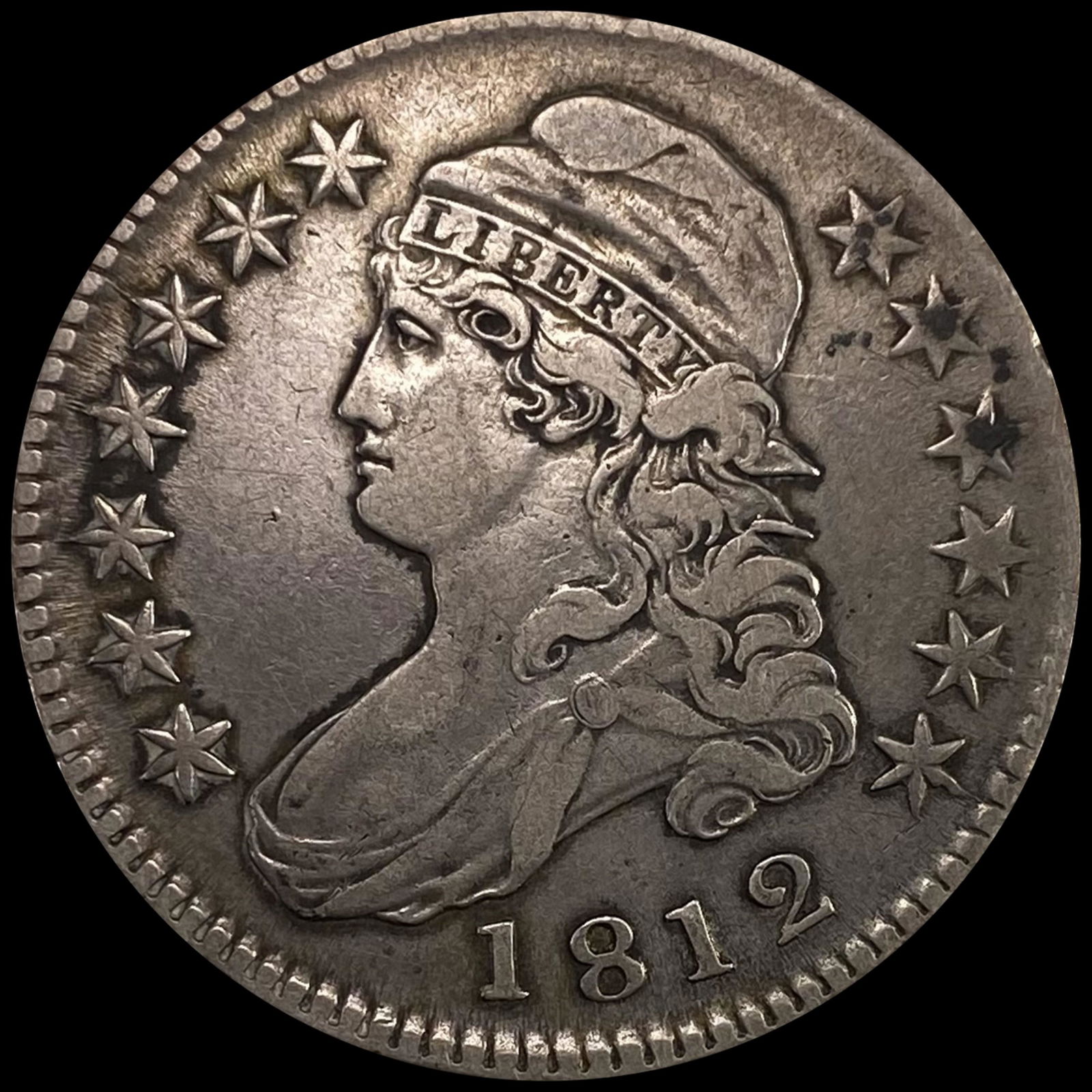 1812 Capped Bust Half Dollar NEARLY UNCIRCULATED (1 of 2)