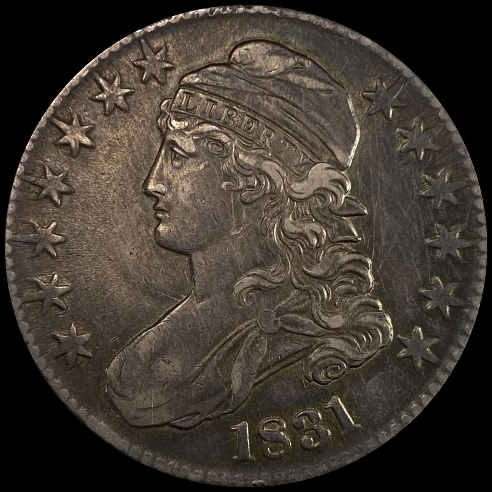 1831 Capped Bust Half Dollar CLOSELY UNCIRCULATED (1 of 2)