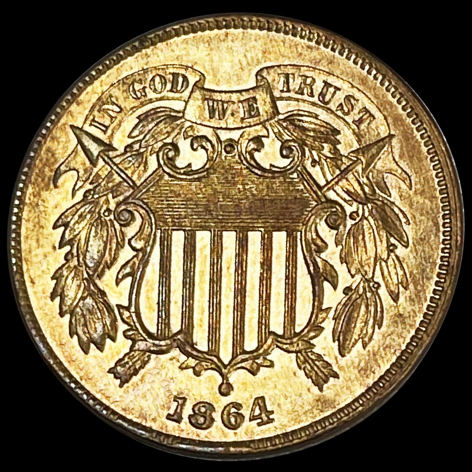 1864 Two Cent Piece UNCIRCULATED (1 of 2)